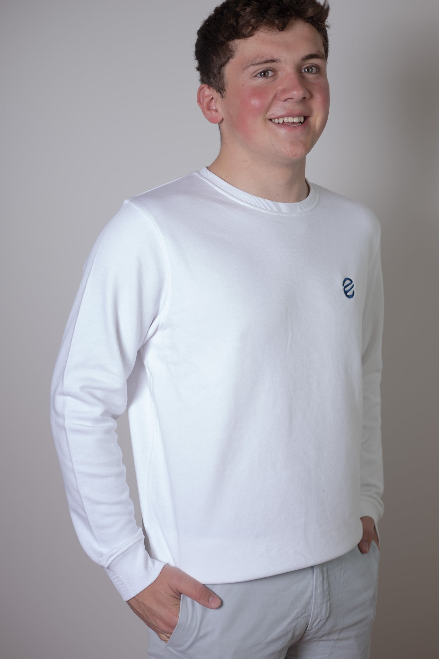Sweatshirt - weiß