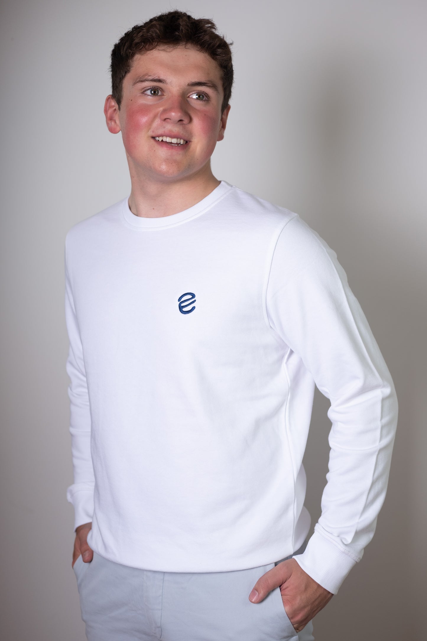 Sweatshirt - weiß